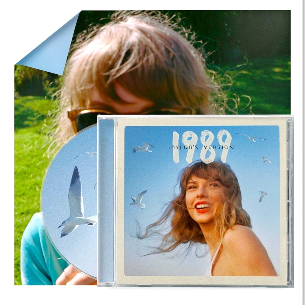 Taylor Swift Audio CD 1989 Taylor's Version Crystal Skies Blue Edition w/Poster